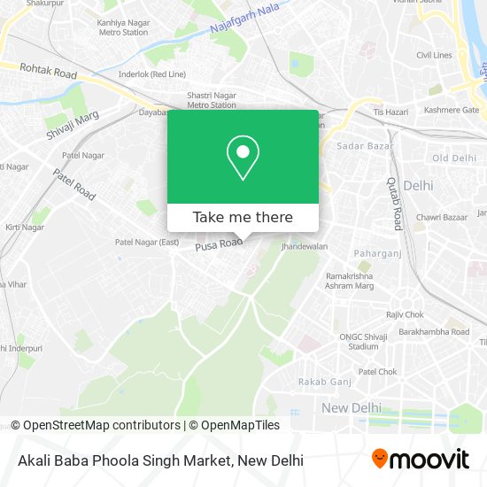 Akali Baba Phoola Singh Market map
