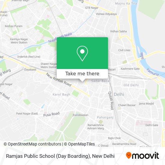 Ramjas Public School (Day Boarding) map