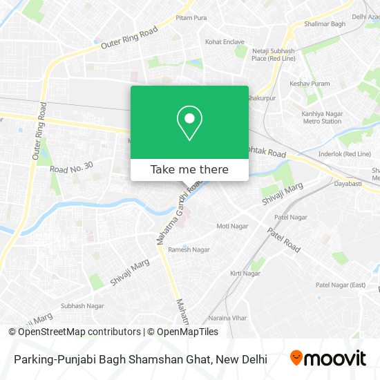 Parking-Punjabi Bagh Shamshan Ghat map