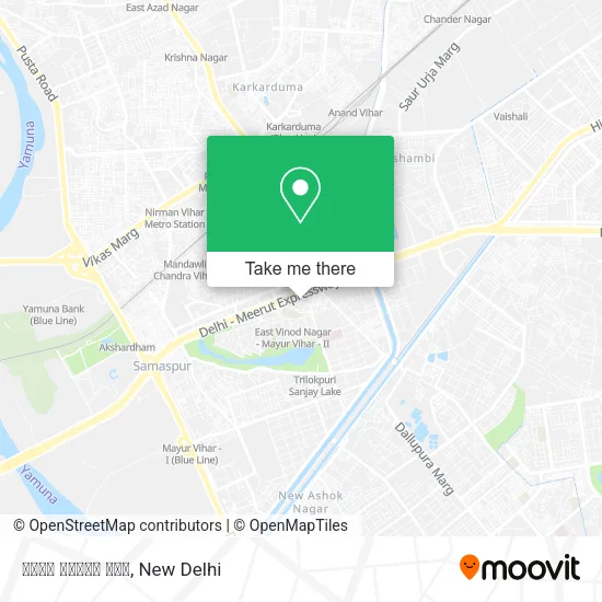 ईस्ट विनोद नगर map