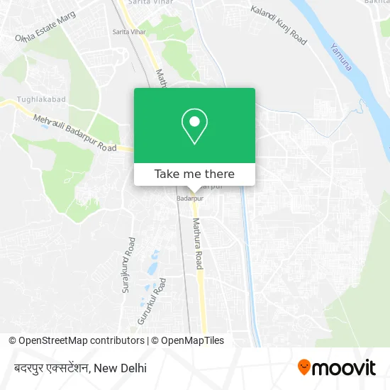 बदरपुर एक्सटेंशन map