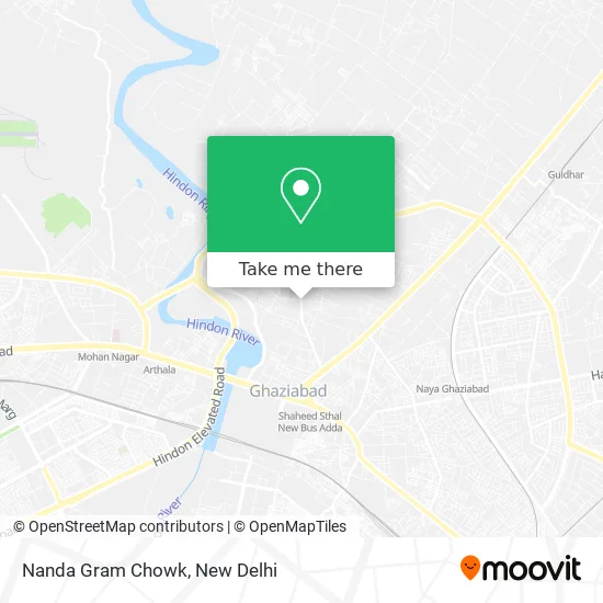 Nanda Gram Chowk map