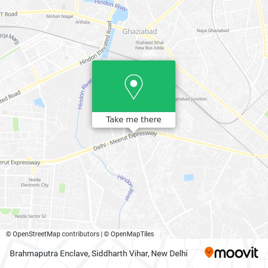 Brahmaputra Enclave, Siddharth Vihar map