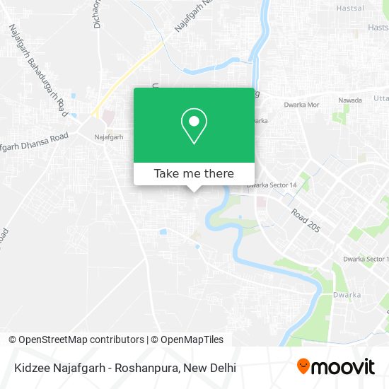 Kidzee Najafgarh - Roshanpura map