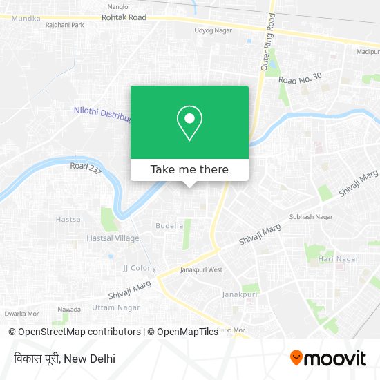 विकास पूरी map