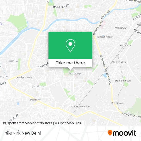 झील पार्क map