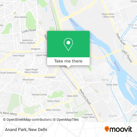 Anand Park map