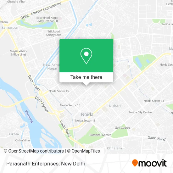 Parasnath Enterprises map