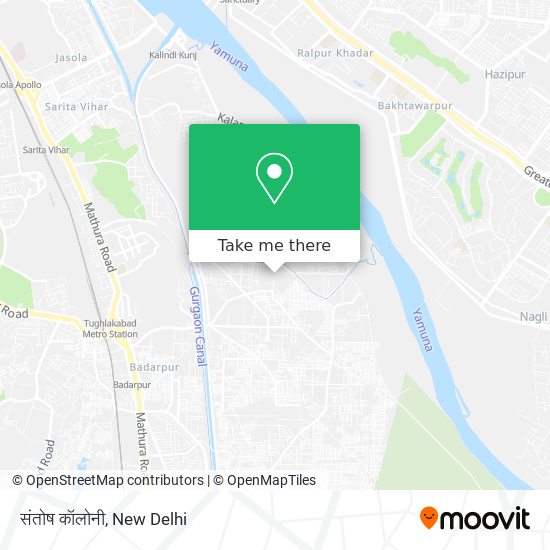 संतोष कॉलोनी map