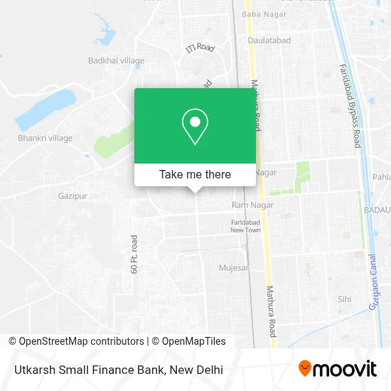 Utkarsh Small Finance Bank map