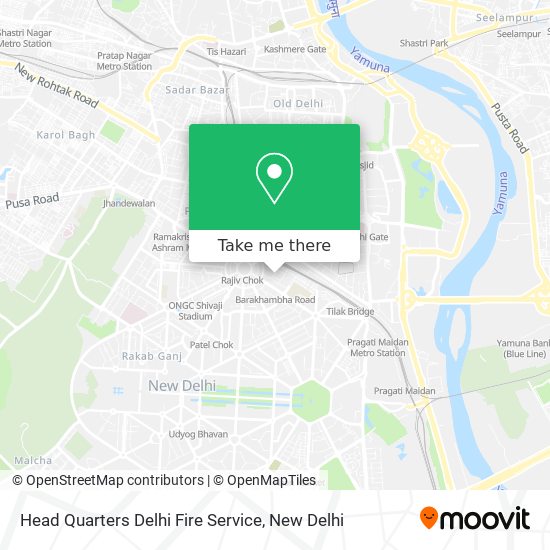 Head Quarters Delhi Fire Service map