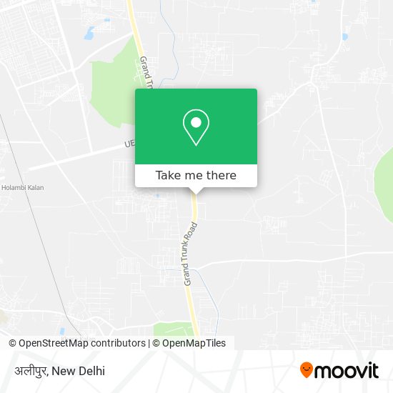 अलीपुर map