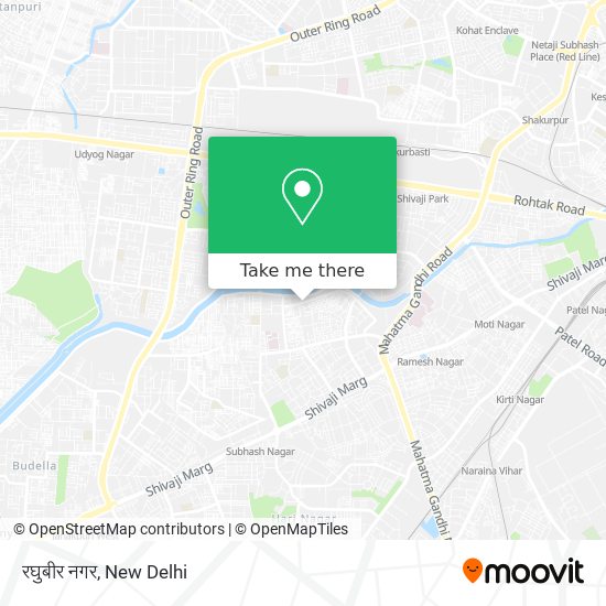 रघुबीर नगर map