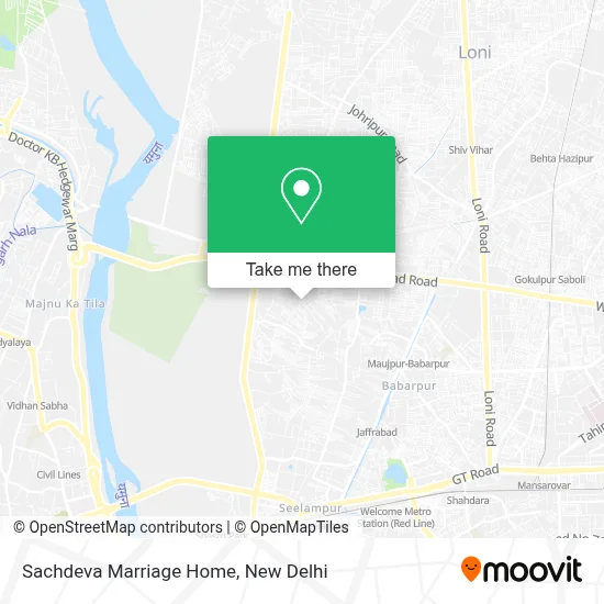 Sachdeva Marriage Home map