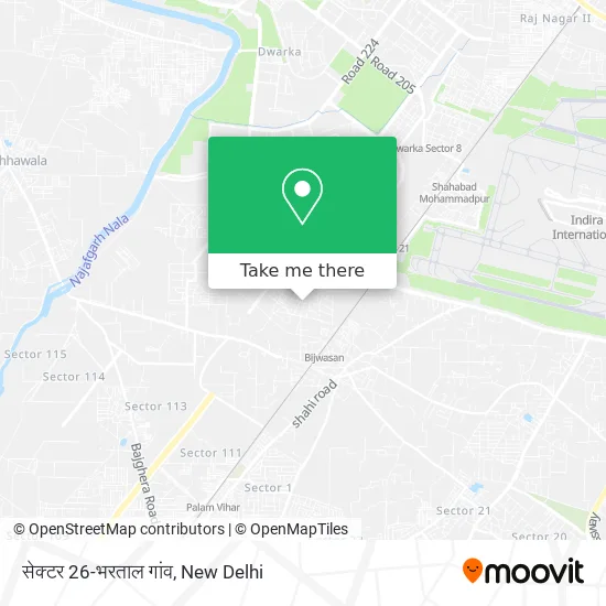 सेक्टर 26-भरताल गांव map
