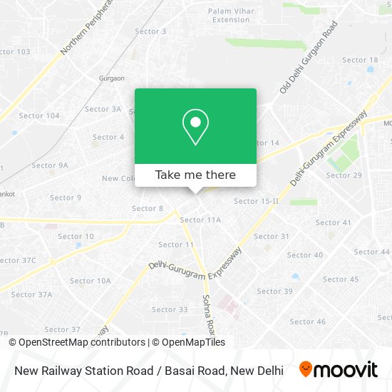 New Railway Station Road / Basai Road map