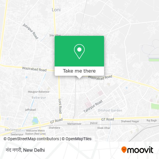 नंद नगरी map