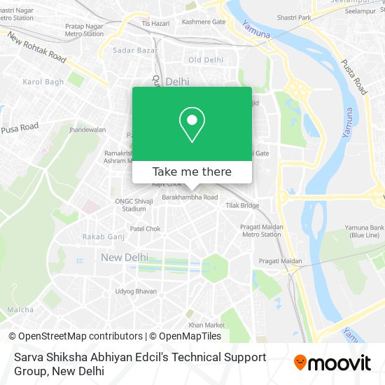 Sarva Shiksha Abhiyan Edcil's Technical Support Group map