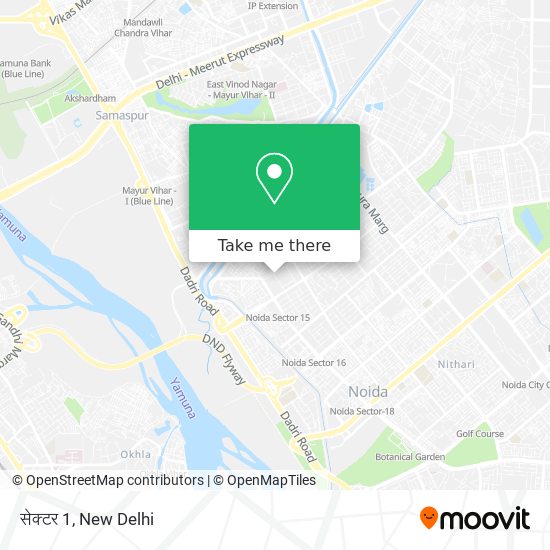 सेक्टर 1 map