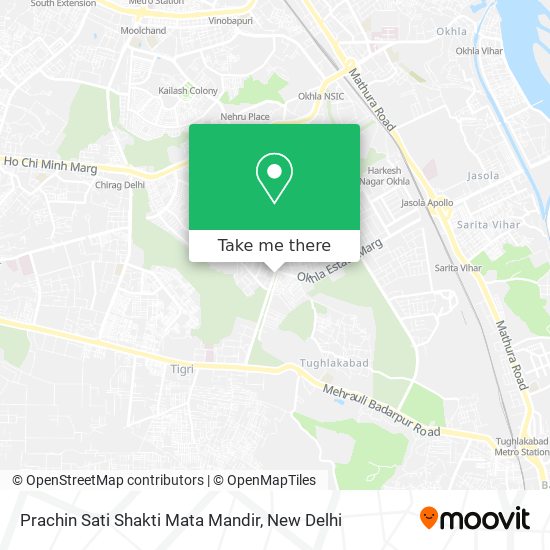 Prachin Sati Shakti Mata Mandir map