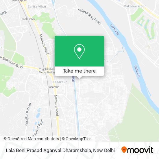 Lala Beni Prasad Agarwal Dharamshala map