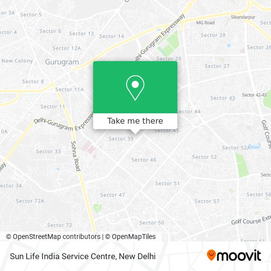 Sun Life India Service Centre map