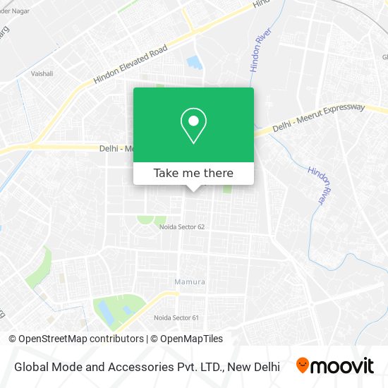 Global Mode and Accessories Pvt. LTD. map