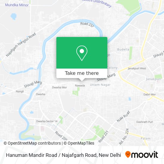 Hanuman Mandir Road / Najafgarh Road map