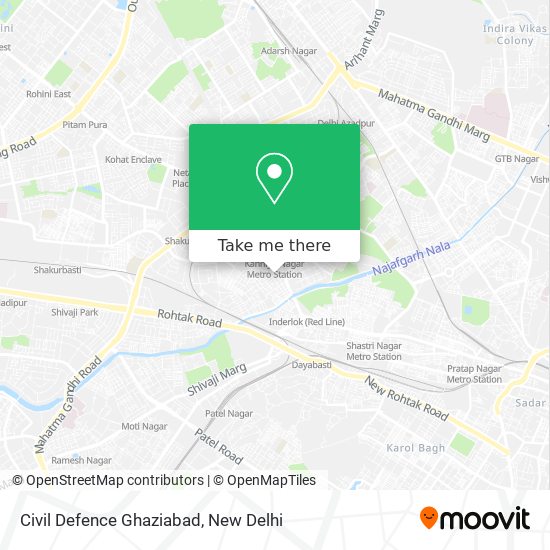 Civil Defence Ghaziabad map
