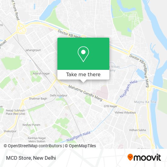 MCD Store map