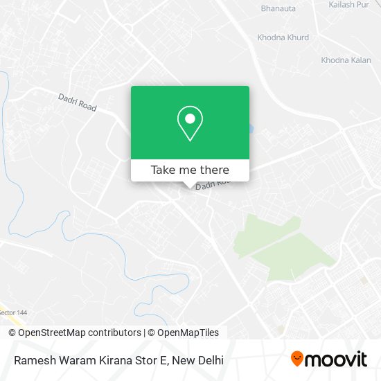 Ramesh Waram Kirana Stor E map