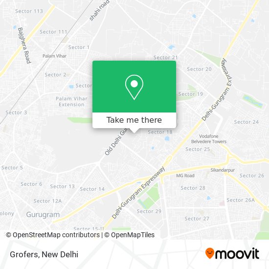 Grofers map