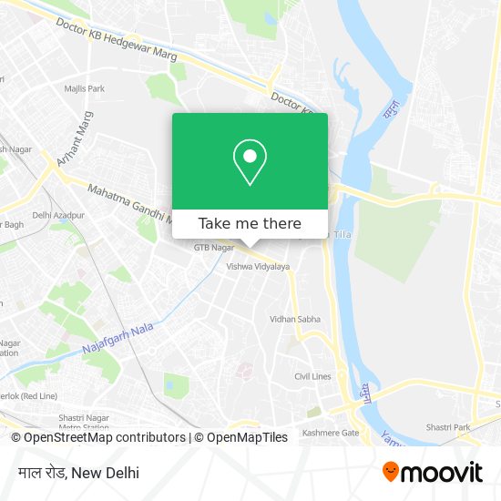 माल रोड map