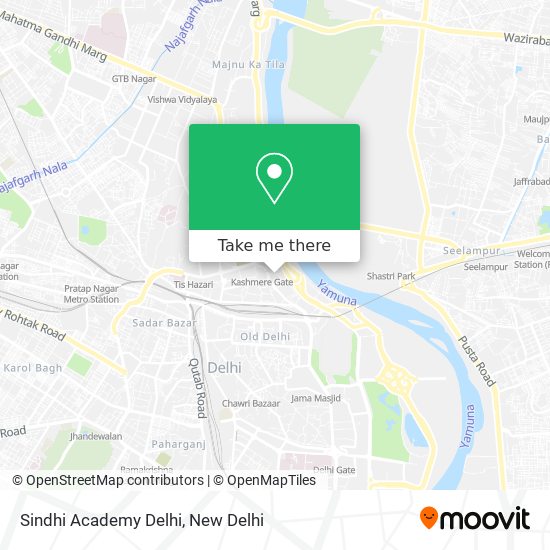 Sindhi Academy Delhi map