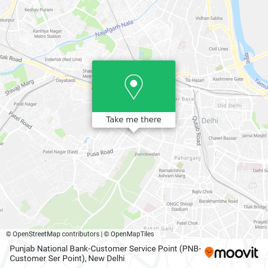 Punjab National Bank-Customer Service Point (PNB-Customer Ser Point) map