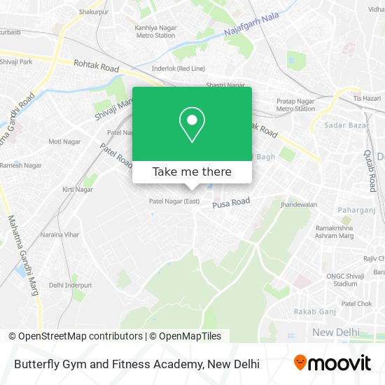 Butterfly Gym and Fitness Academy map