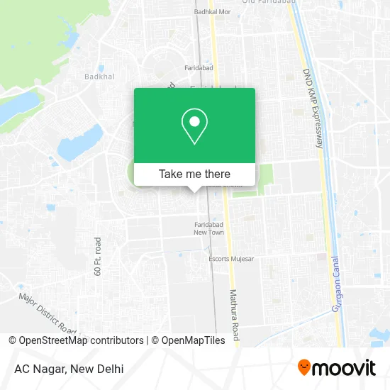 A C Nagar map