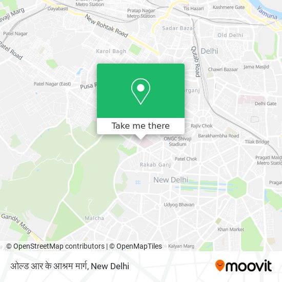 ओल्ड आर के आश्रम मार्ग map