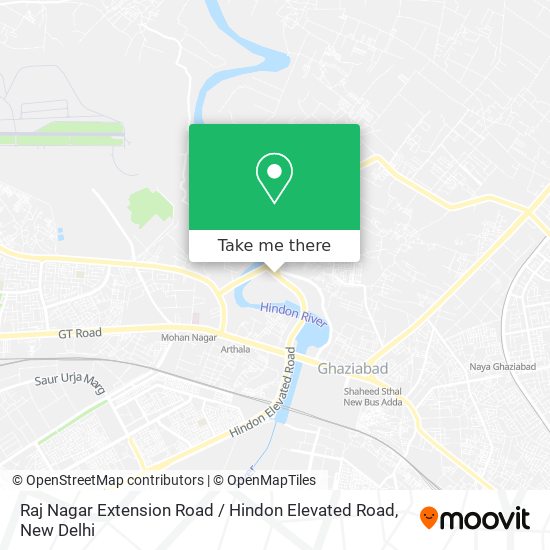 Raj Nagar Extension Road / Hindon Elevated Road map