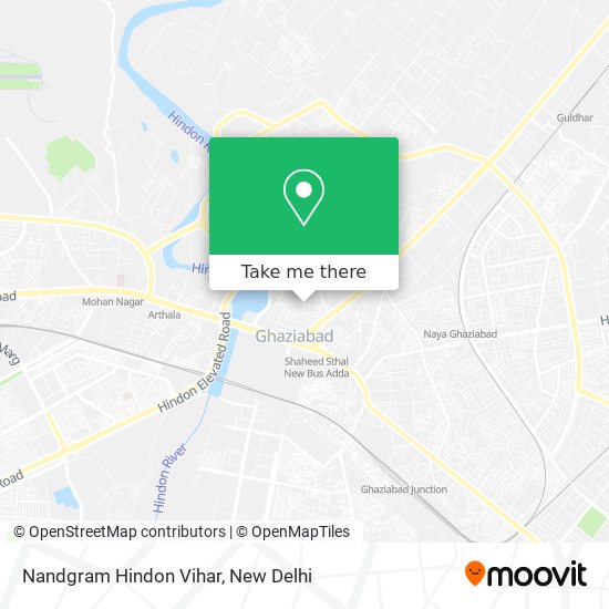 Nandgram Hindon Vihar map