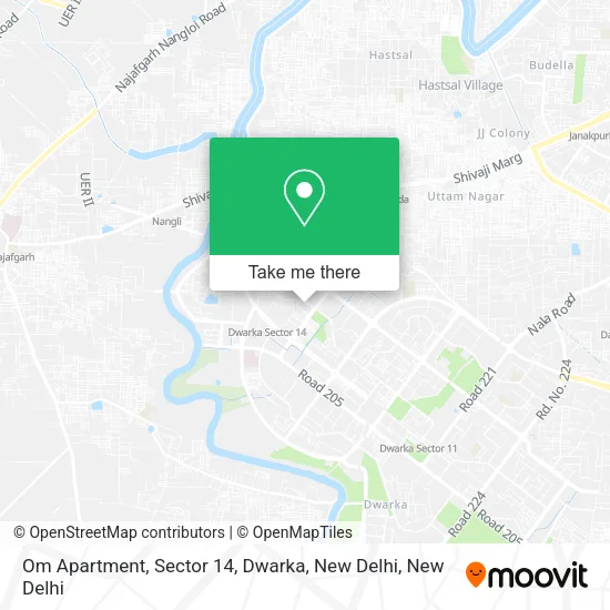 Om Apartment, Sector 14, Dwarka, New Delhi map