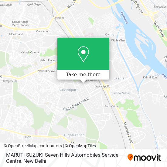 MARUTI SUZUKI Seven Hills Automobiles Service Centre map