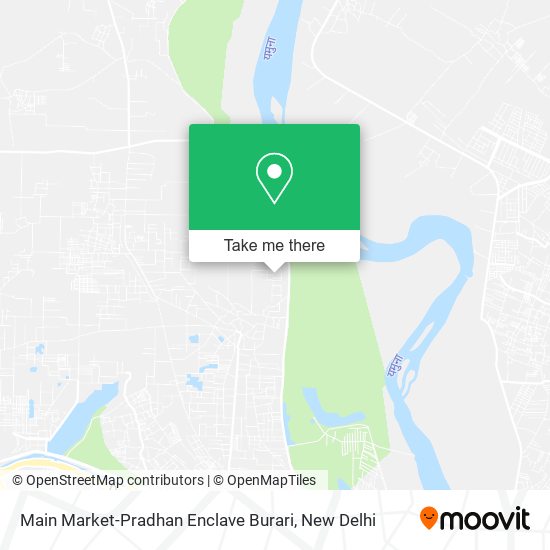 Main Market-Pradhan Enclave Burari map