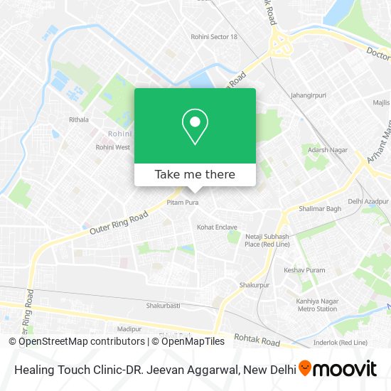 Healing Touch Clinic-DR. Jeevan Aggarwal map