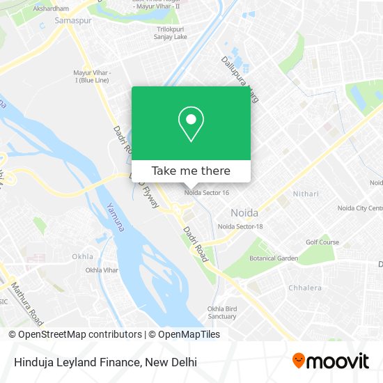 Hinduja Leyland Finance map