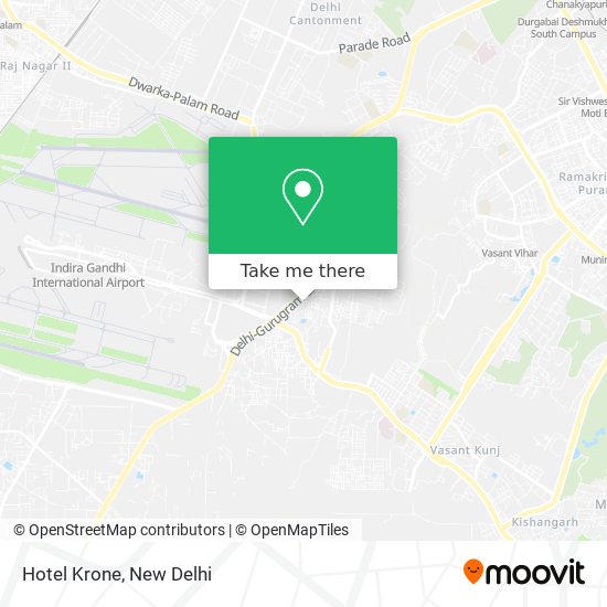 Hotel Krone map