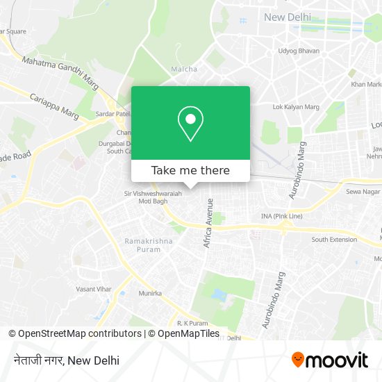 नेताजी नगर map