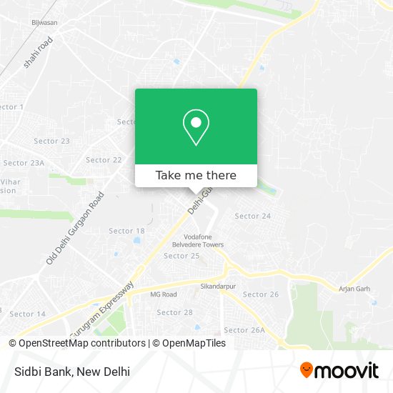 Sidbi Bank map