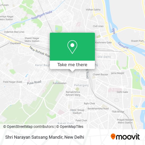 Shri Narayan Satsang Mandir map