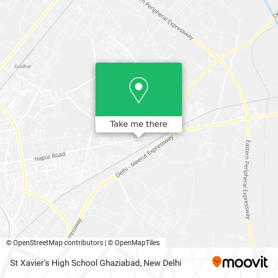 St Xavier's High School Ghaziabad map